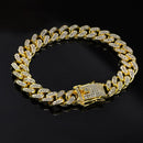 Gold Color Cuban Chain Bracelets