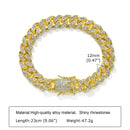 Gold Color Cuban Chain Bracelets