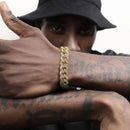 Gold Color Cuban Chain Bracelets