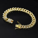 Gold Color Cuban Chain Bracelets