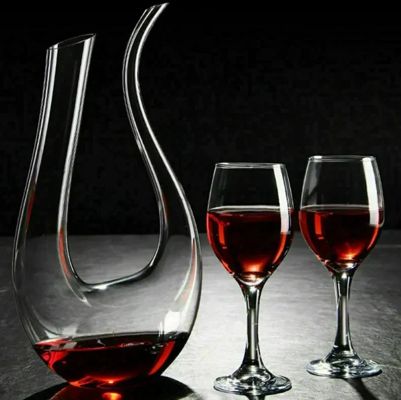 1500ML Big Decanter Handmade Crystal Red