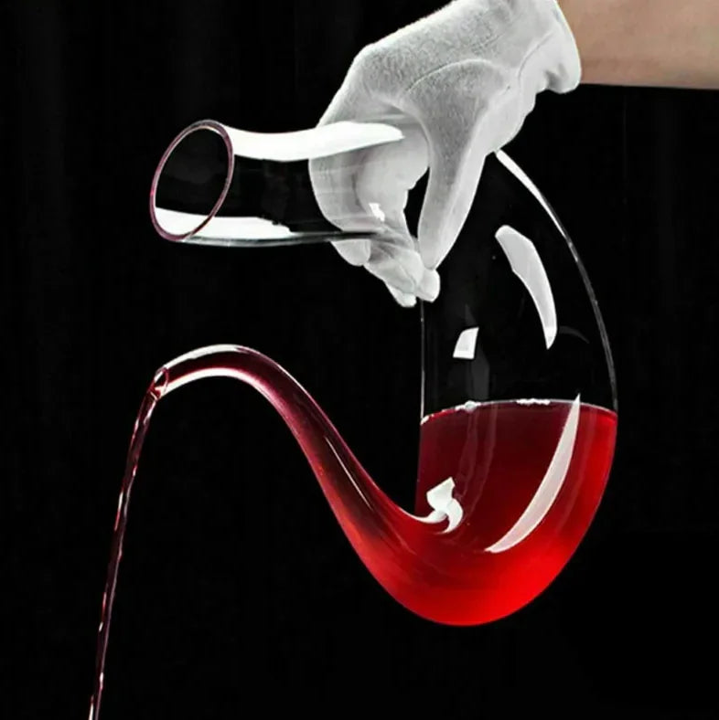 1500ML Big Decanter Handmade Crystal Red