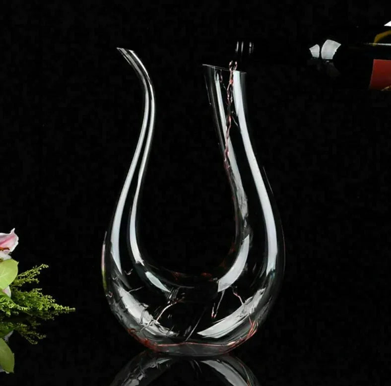 1500ML Big Decanter Handmade Crystal Red