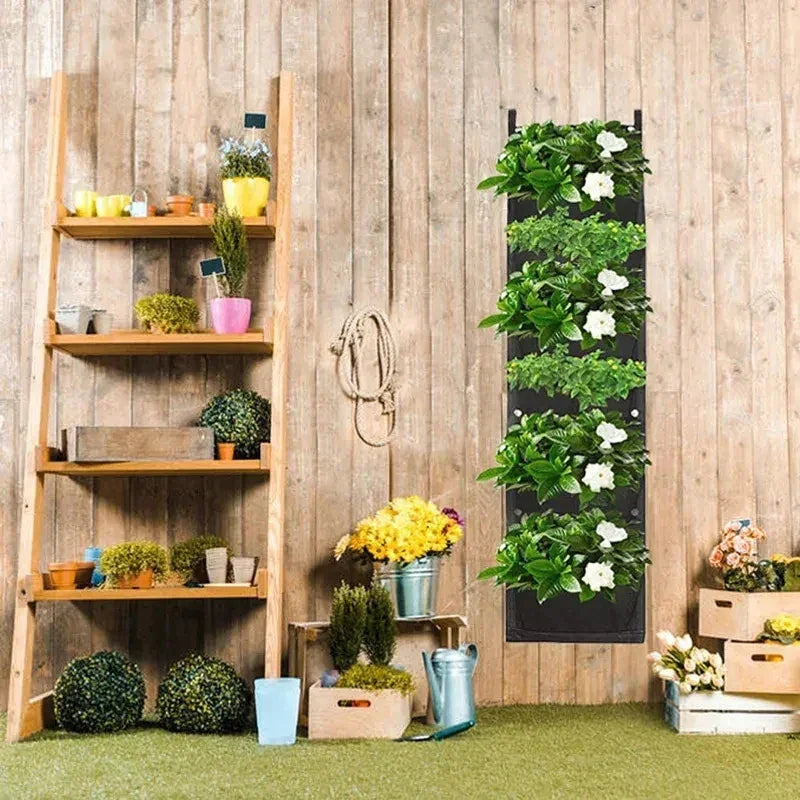 7 Pocket Vertical Growing Planting Bag