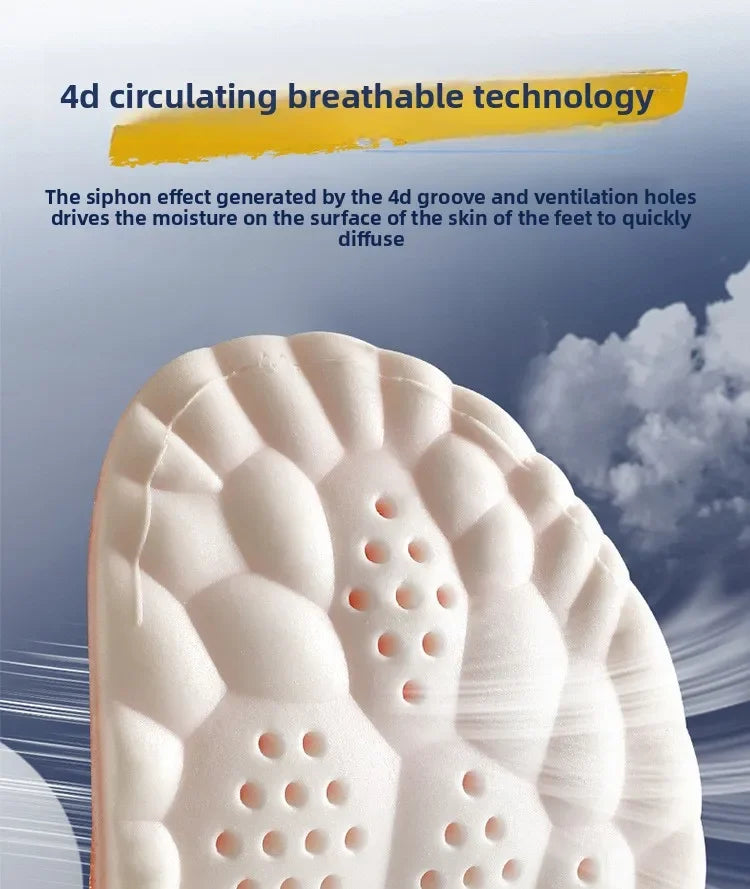 4D Latex Sport Insoles Soft