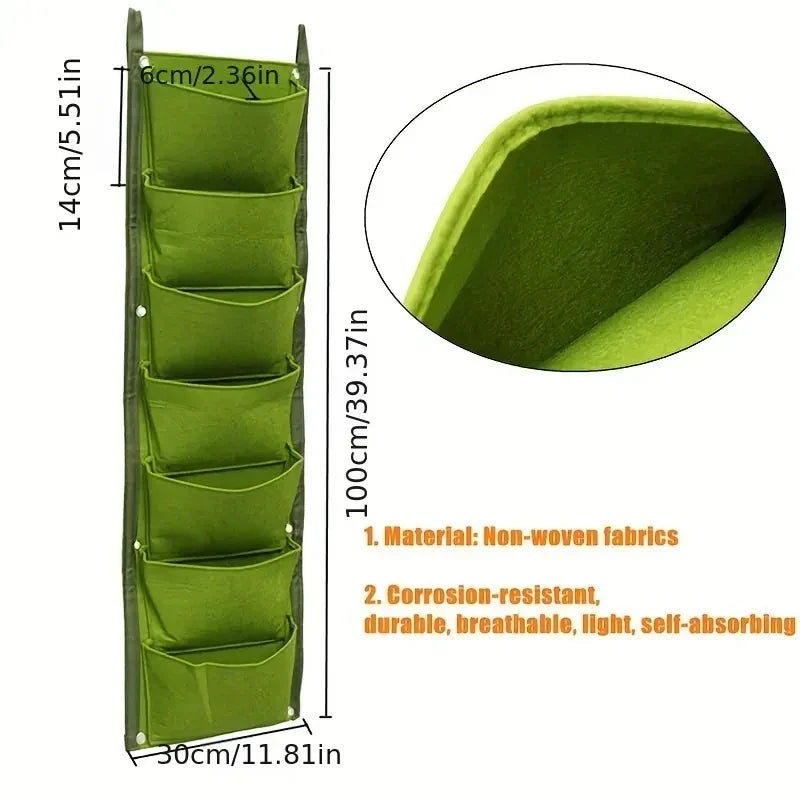 7 Pocket Vertical Growing Planting Bag
