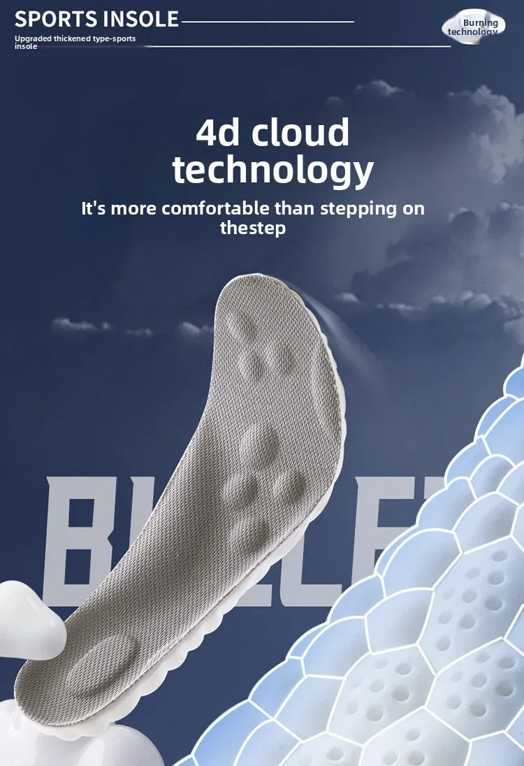4D Latex Sport Insoles Soft