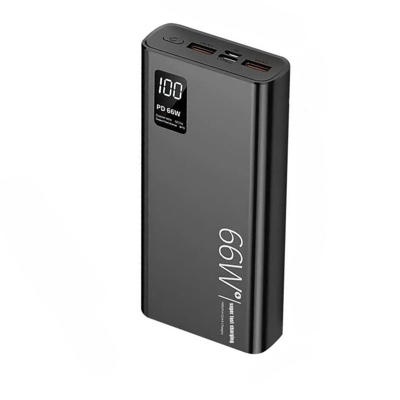 66W 20000mAh Fast Charger Power Bank Portable